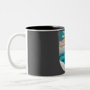 Yellowstone National Park - Wyoming Two-Tone Coffee Mug