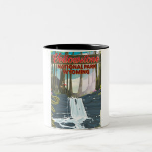 Yellowstone National Park, Wyoming USA Two-Tone Coffee Mug