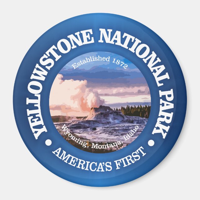 Yellowstone NP 2 Magnet (Front)