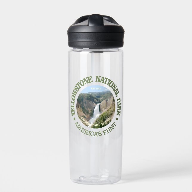 Yellowstone NP (falls)  Water Bottle (Front)