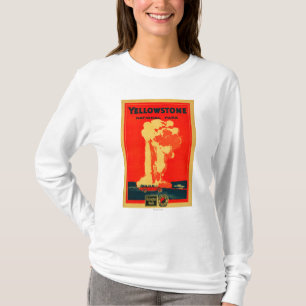 Yellowstone, Old Faithful Advertising Poster T-Shirt