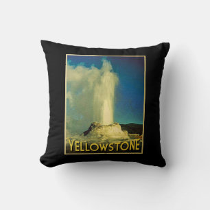 Yellowstone Old Faithful Cushion