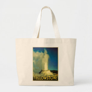 Yellowstone Old Faithful Large Tote Bag