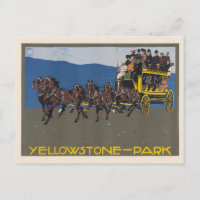 Yellowstone-Park USA Vintage Poster 1910