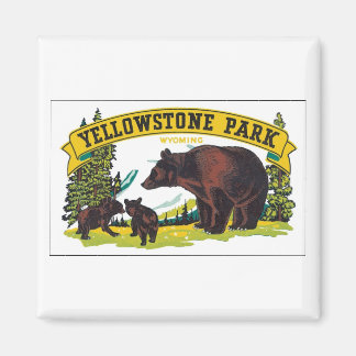 Yellowstone Park, Wyoming Magnet