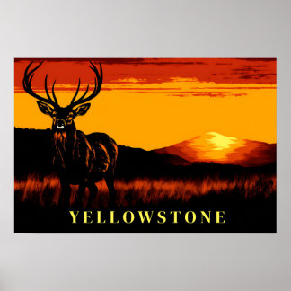 Yellowstone Poster Art 