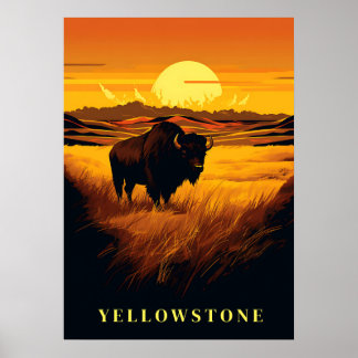 Yellowstone Poster Art 
