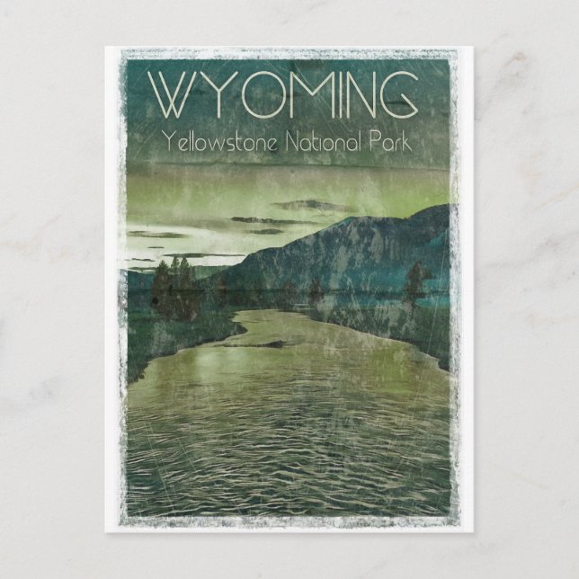 Yellowstone Poster Postcard (Front)