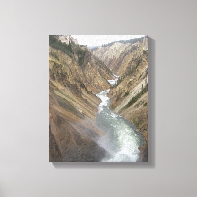 Yellowstone River Canvas Print (Front)