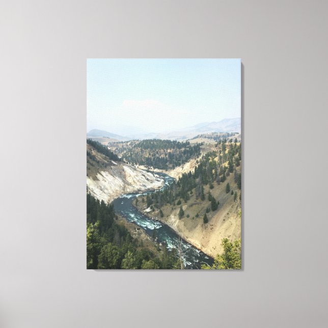Yellowstone River Canvas Print (Front)