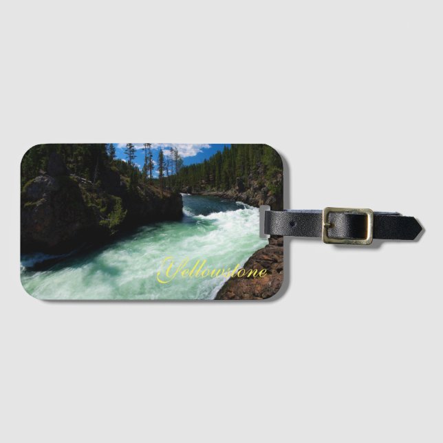 Yellowstone River Luggage Tag (Front Horizontal)