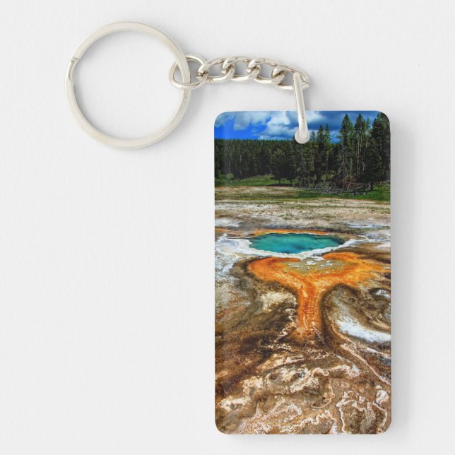 Yellowstone Thermal Pool Key Ring (Front)