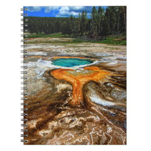 Yellowstone Thermal Pool Spiral Notebook