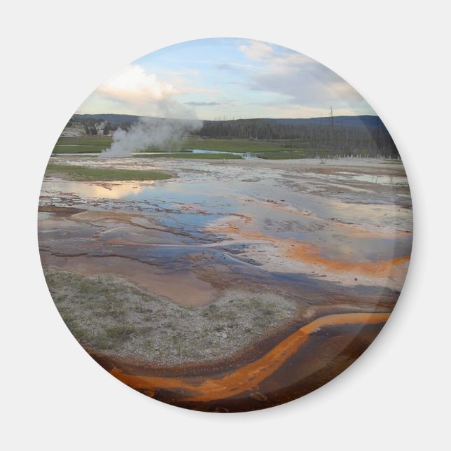 Yellowstone Thermal Pools Magnet (Front)