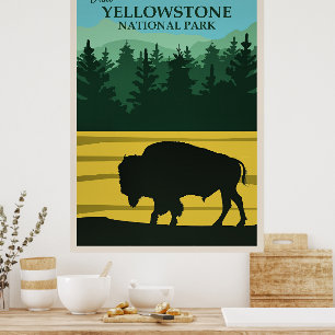 Yellowstone Travel Poster