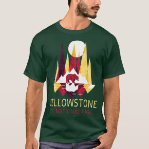 Yellowstone US National Park Backpacking Climbing T-Shirt