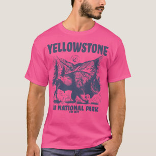Yellowstone US National Park Wyoming Idaho Montana T-Shirt