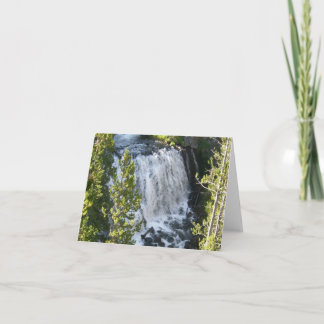Yellowstone Waterfall Card