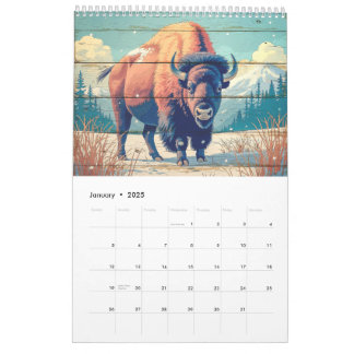 Yellowstone Wildlife Calendar