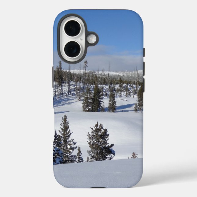 Yellowstone Winter Landscape Photography Case-Mate iPhone Case (Back)