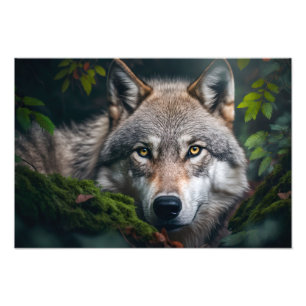 Yellowstone Wolf Photo Print