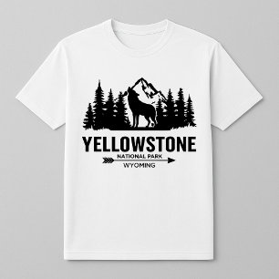 Yellowstone Wolf Wyoming T-Shirt