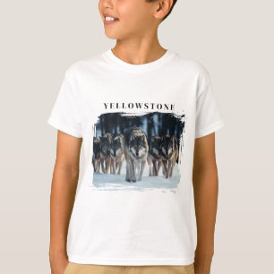 Yellowstone Wolves Kids T-Shirt