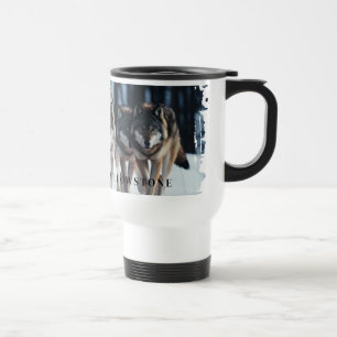 Yellowstone Wolves Travel Mug