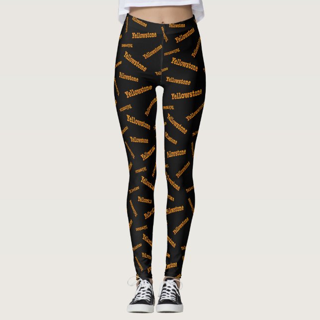 Yellowstone Words- Leggings (Front)