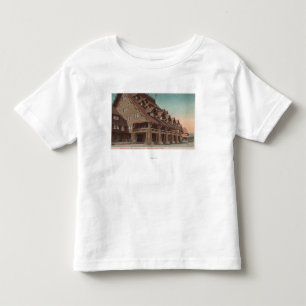 Yellowstone, WY - Entrance of Old Faithful Inn Toddler T-Shirt