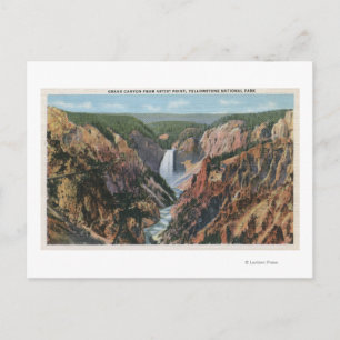Yellowstone, WYfrom Artist's Point Postcard