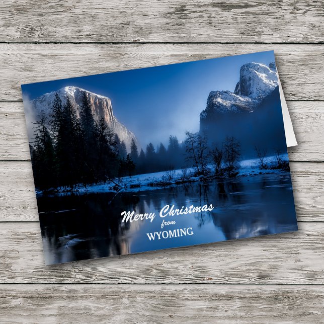 Yellowstone Wyoming Christmas Card (Creator Uploaded)