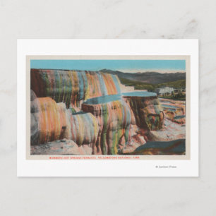Yellowstone, WYView of Mammoth Hot Springs Postcard