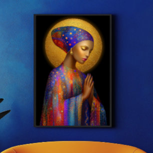 Yemaya Goddess of Love Protection Healing Portrait Poster