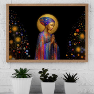 Yemaya Goddess of Love Protection Healing Portrait Poster