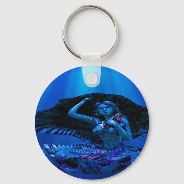 YEMAYA OLOKUN SIRENA KEY RING (Front)