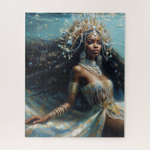 Yemaya Under Water Orisha Art Jigsaw Puzzle