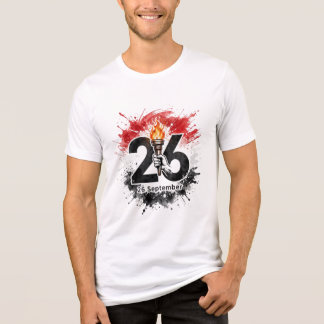 Yemen 26 September Revolution Torch T-Shirt | Fajr Tri-Blend Shirt