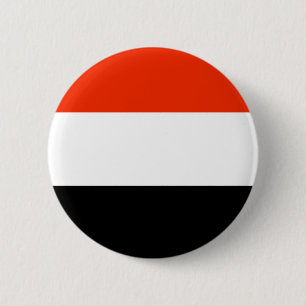 Yemen 6 Cm Round Badge