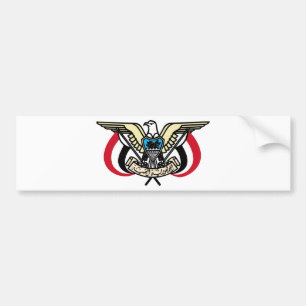 Yemen Coat Of Arms Bumper Sticker