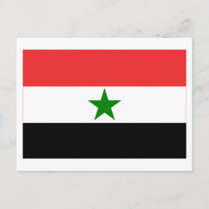 Yemen Flag (1962-1990) Postcard