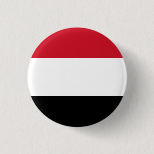 Yemen Flag 3 Cm Round Badge