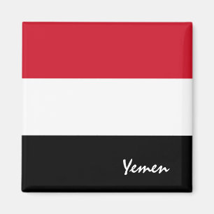 Yemen flag & Asia holiday/sports fans Magnet