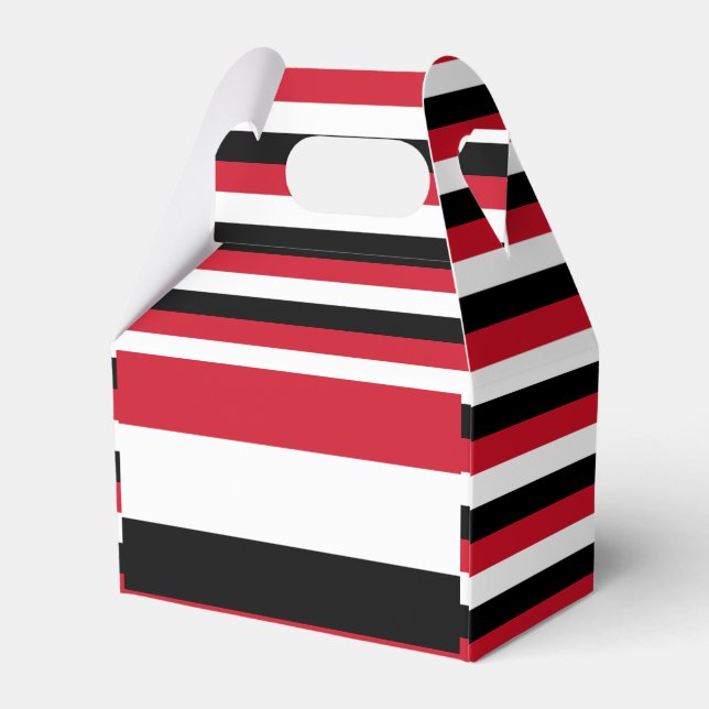 Yemen Flag Favour Box (Back Side)
