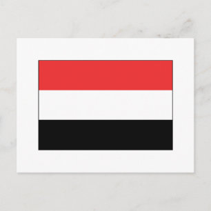 Yemen FLAG International Postcard