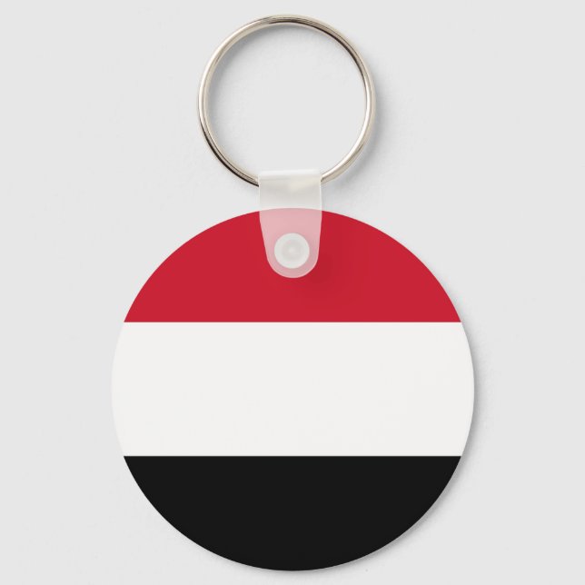 Yemen Flag Key Ring (Front)