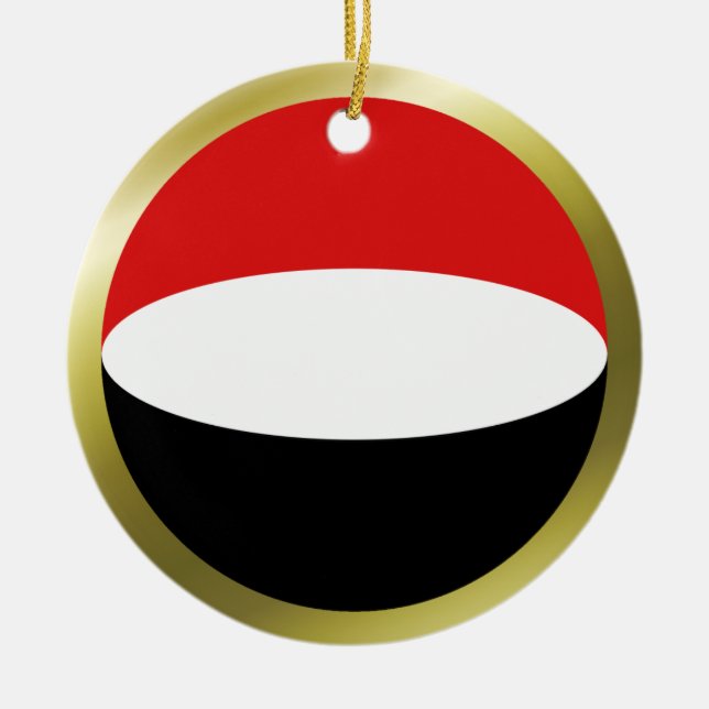 Yemen Flag Ornament (Front)