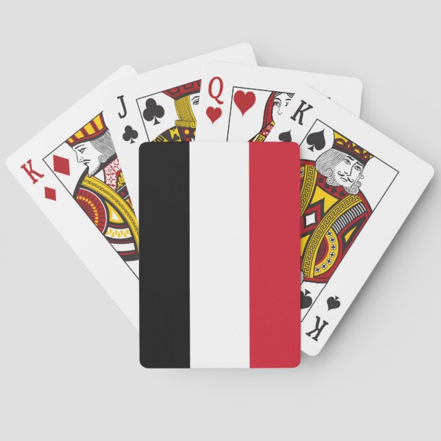 Yemen Flag Playing Cards (Back)