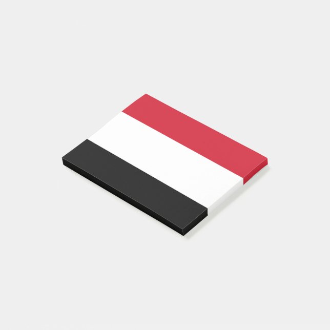Yemen Flag Post-it Notes (Angled)