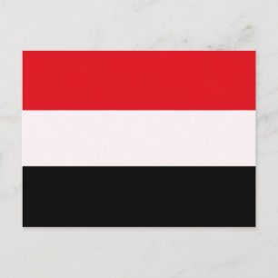 YEMEN FLAG POSTCARD